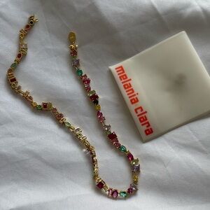 Melania clara gold necklace, brand new